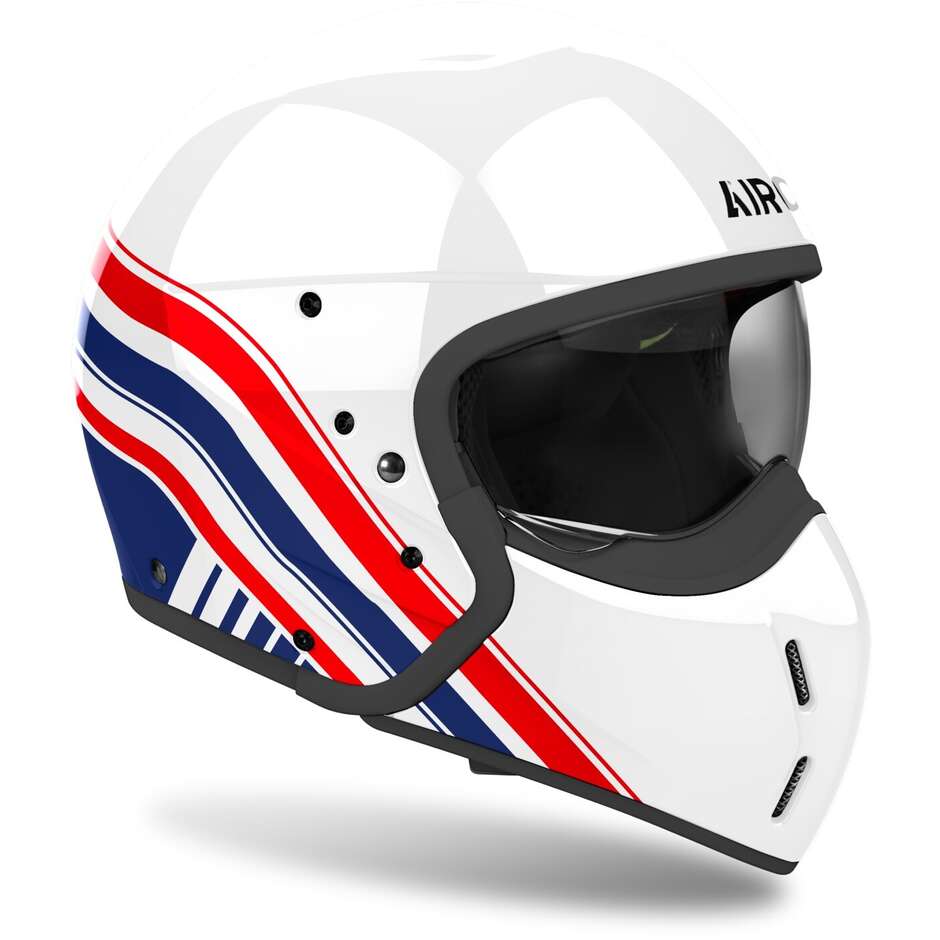 Airoh J110 EON Glänzender Jet-Motorradhelm
