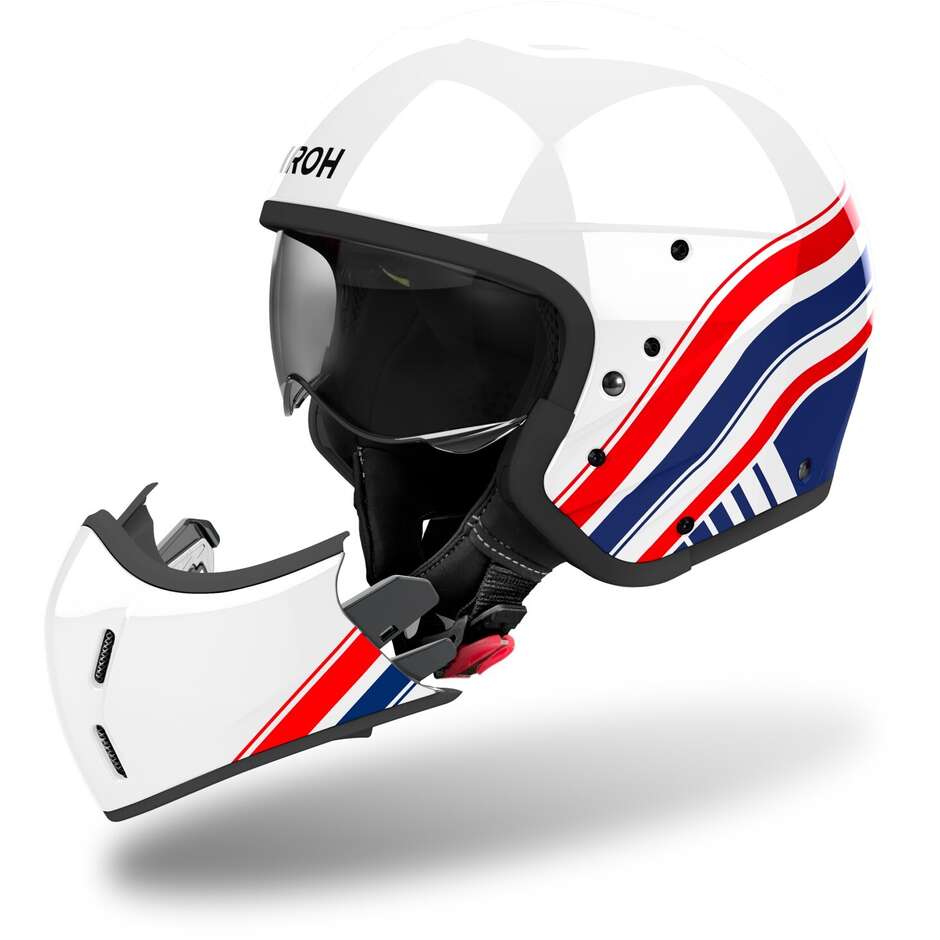 Airoh J110 EON Glänzender Jet-Motorradhelm