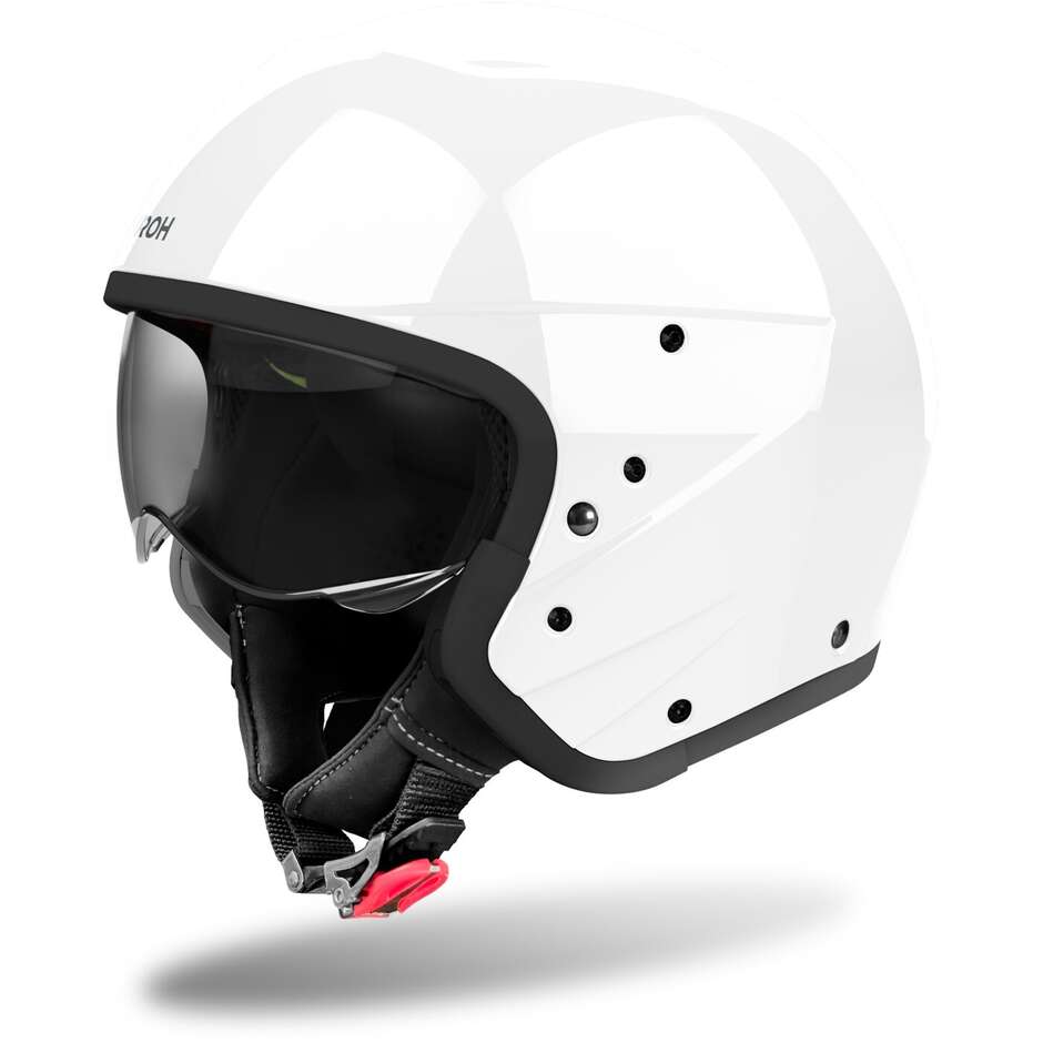 Airoh J110 Jet Motorcycle Helmet COLOR Glossy White