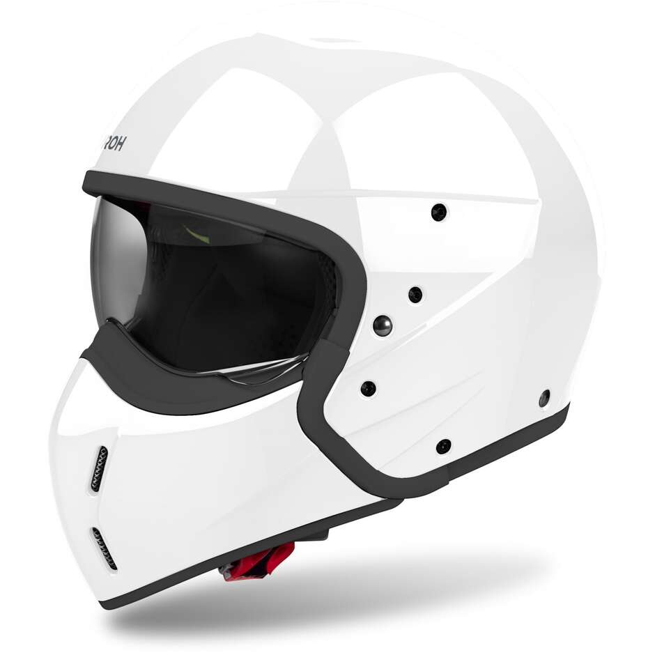 Airoh J110 Jet Motorradhelm. FARBE: Glänzendes Weiß
