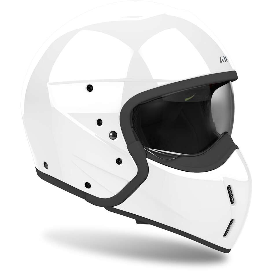 Airoh J110 Jet Motorradhelm. FARBE: Glänzendes Weiß