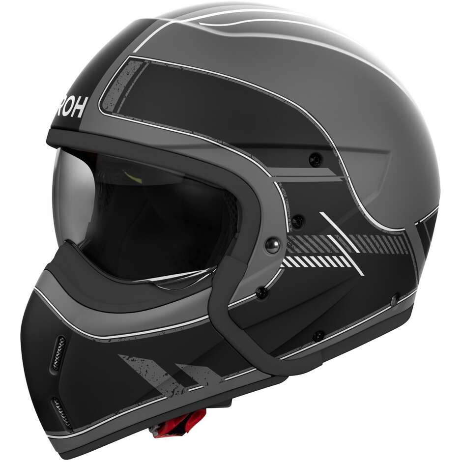 Airoh J110 RASTER Jet Motorcycle Helmet Matt Black
