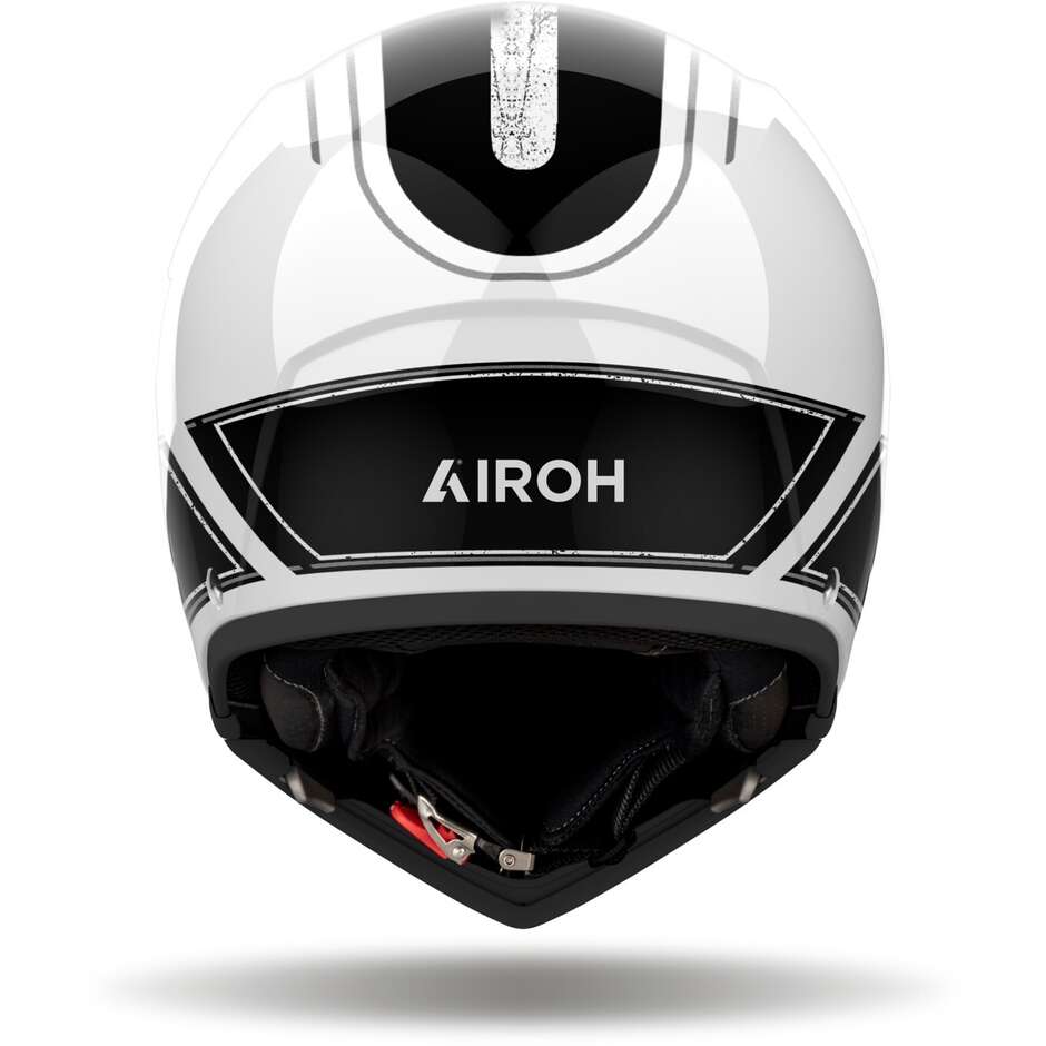 Airoh J110 RASTER Jet-Motorradhelm, glänzend weiß