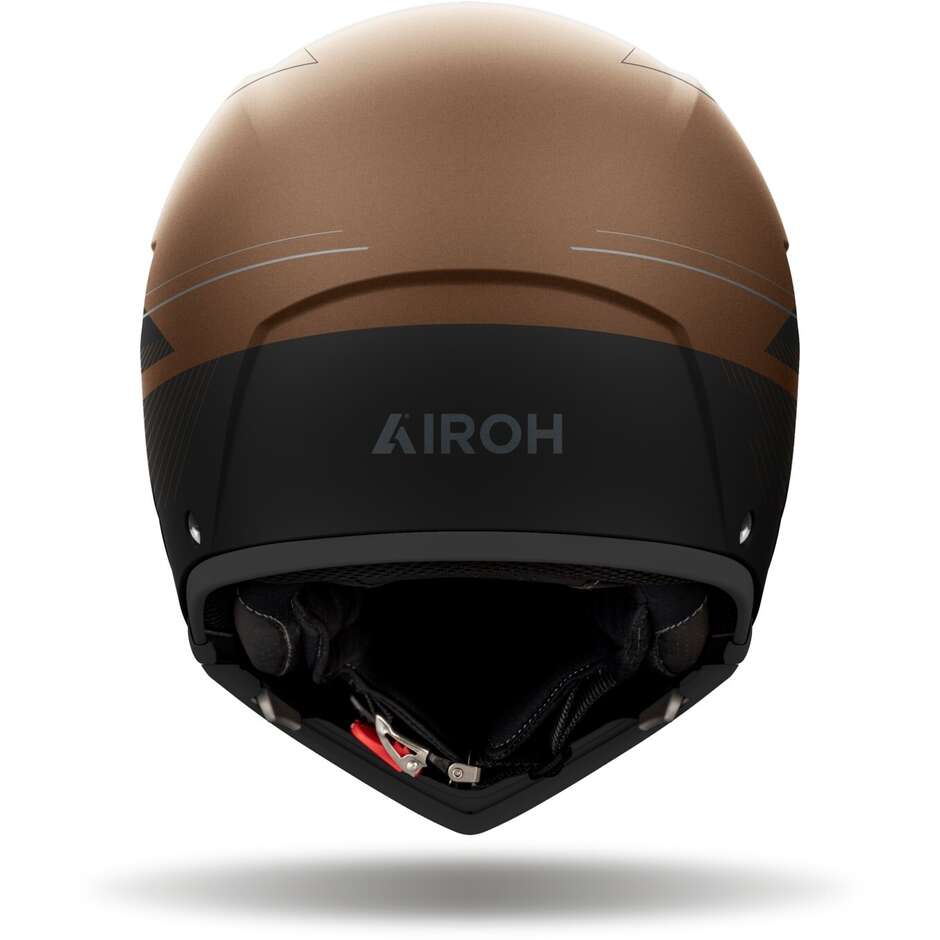 Airoh J110 SLIM Jet Motorcycle Helmet Matt Bronze