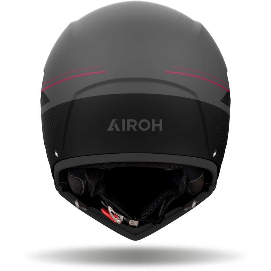 Airoh J110 SLIM Jet Motorcycle Helmet Matt Red