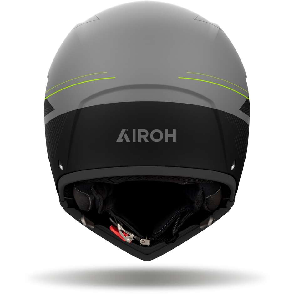 Airoh J110 SLIM Mattgelber Motorrad-Jethelm