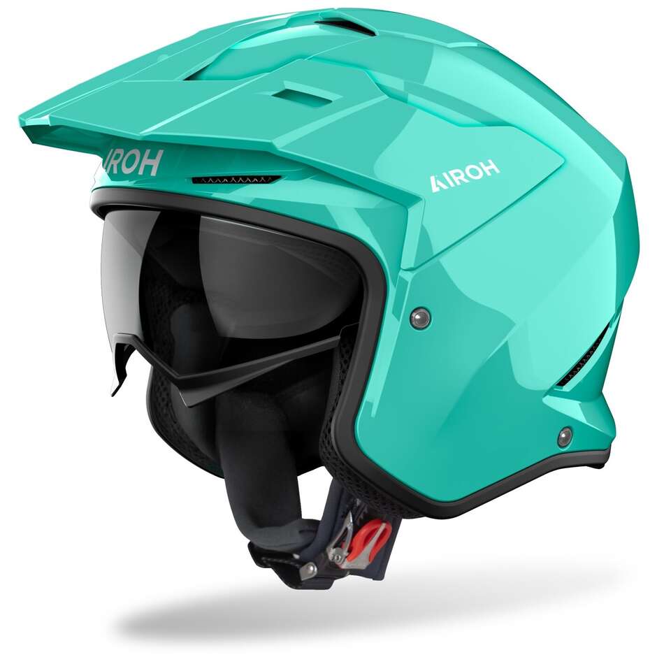 Airoh KOMBAKT COLOR Glossy Aquamarine Jet Motorcycle Helmet