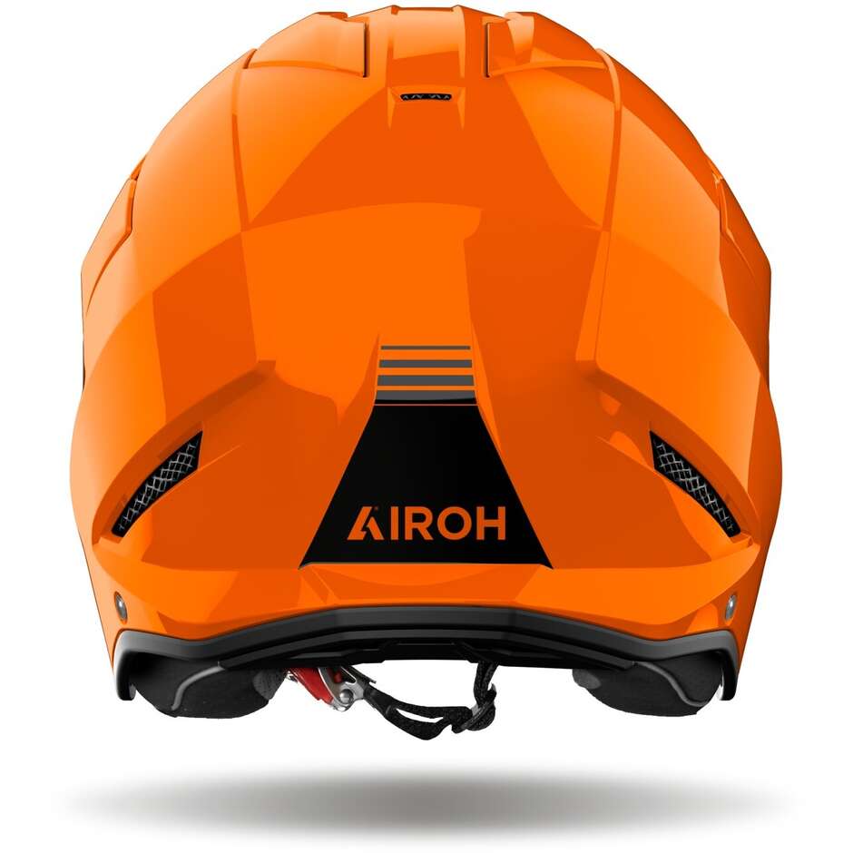 Airoh KOMBAKT COLOR Glossy Orange Motorcycle Jet Helmet