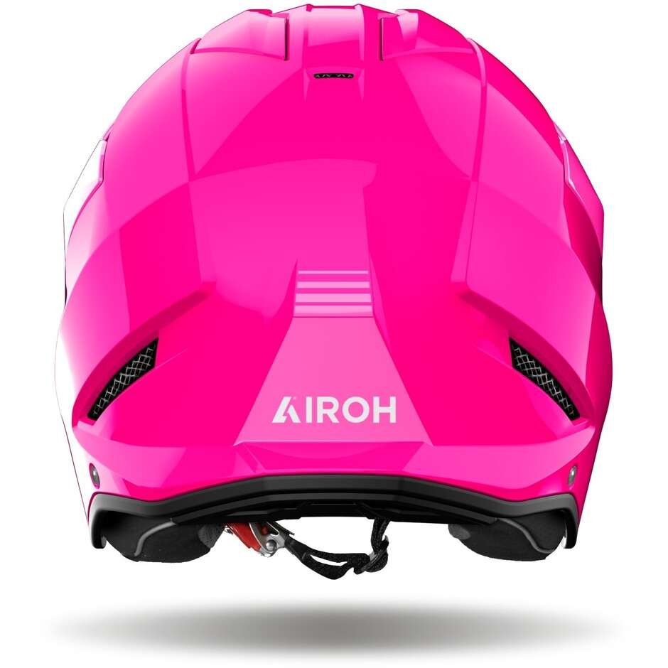 Airoh KOMBAKT COLOR Glossy Pink Motorcycle Jet Helmet