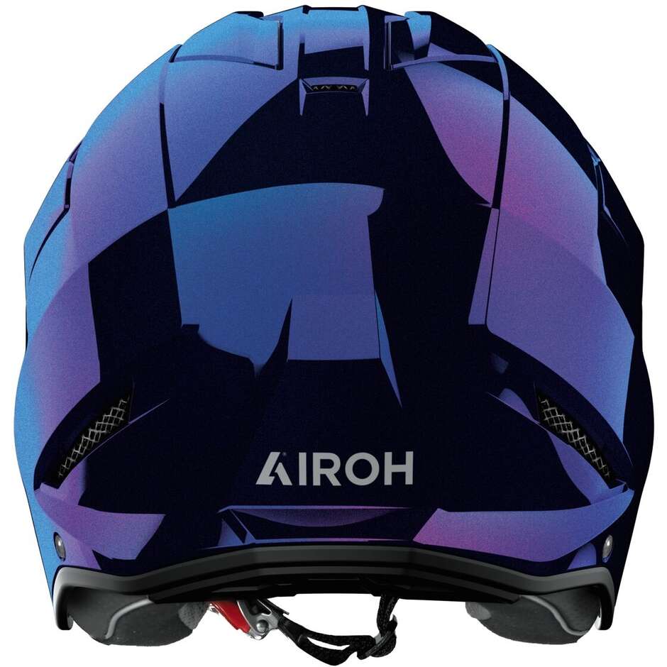 Airoh KOMBAKT SHIMMER Glossy Jet Motorradhelm