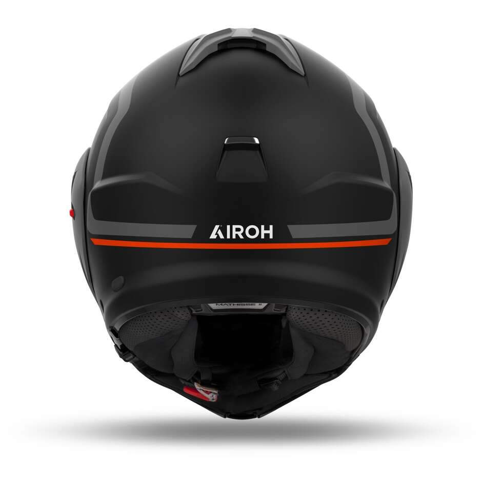 Airoh MATHISSE 2 GENIUS Modular Motorcycle Helmet P/J Matt Orange
