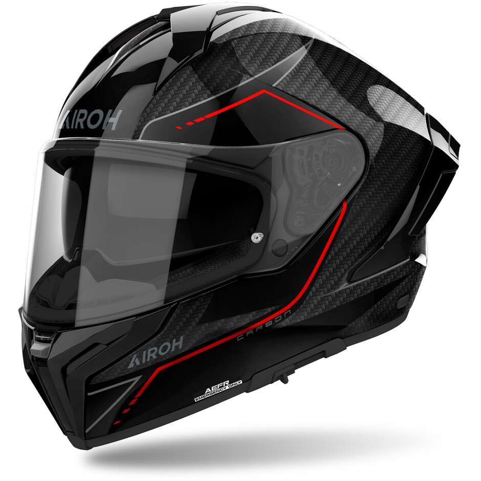 Airoh MATRYX Carbon Stylish Glossy Full Face Motorcycle Helmet