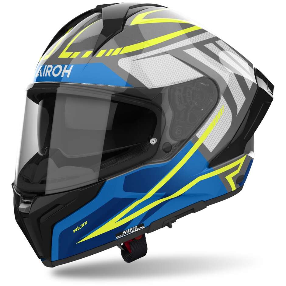 Airoh MATRYX RIDER Full Face Motorcycle Helmet Glossy Blue