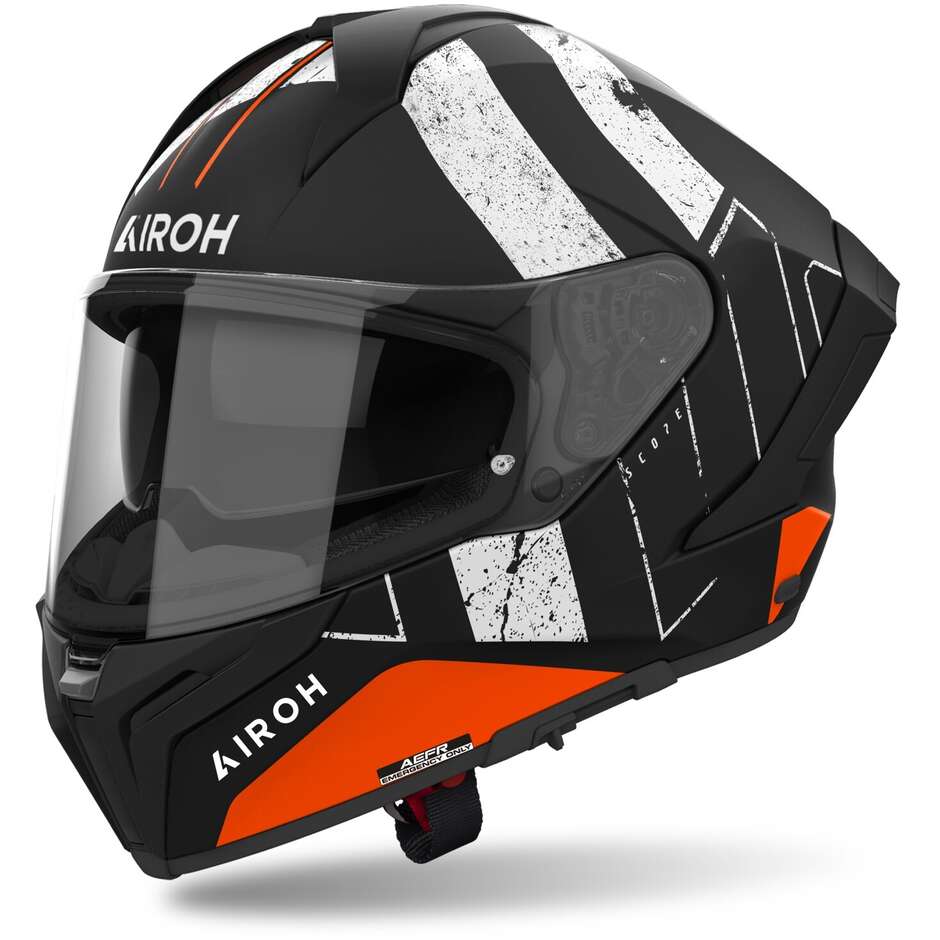 Airoh MATRYX SCOPE Full Face Motorcycle Helmet Matt Orange
