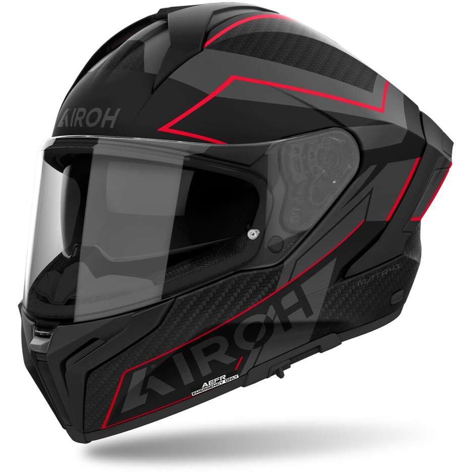Airoh MATRYX SENTINEL Full Face Motorcycle Helmet Matt Red