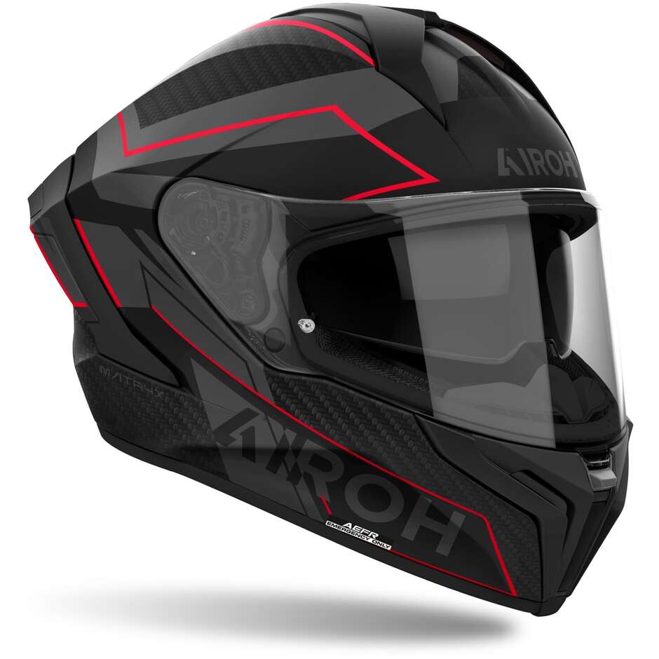 Airoh MATRYX SENTINEL Integral-Motorradhelm Mattrot