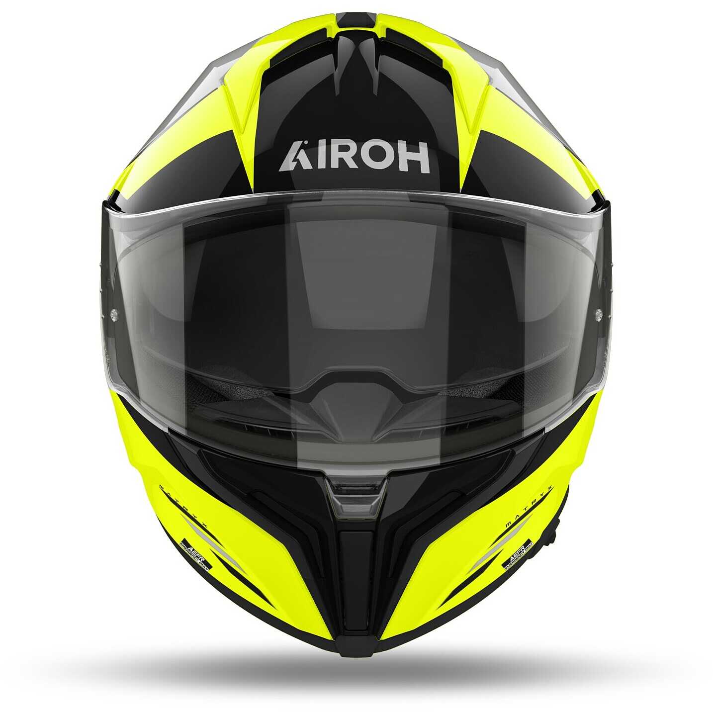 Airoh MATRYX THRON Full Face Motorcycle Helmet Glossy Yellow For