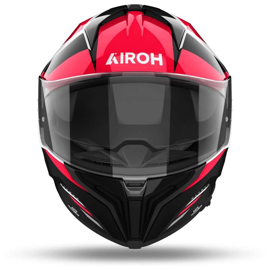 Airoh MATRYX THRON Integral-Motorradhelm, glänzend rot