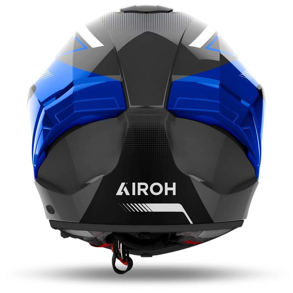Airoh MATRYX WIDE Integral-Motorradhelm, glänzendes Blau