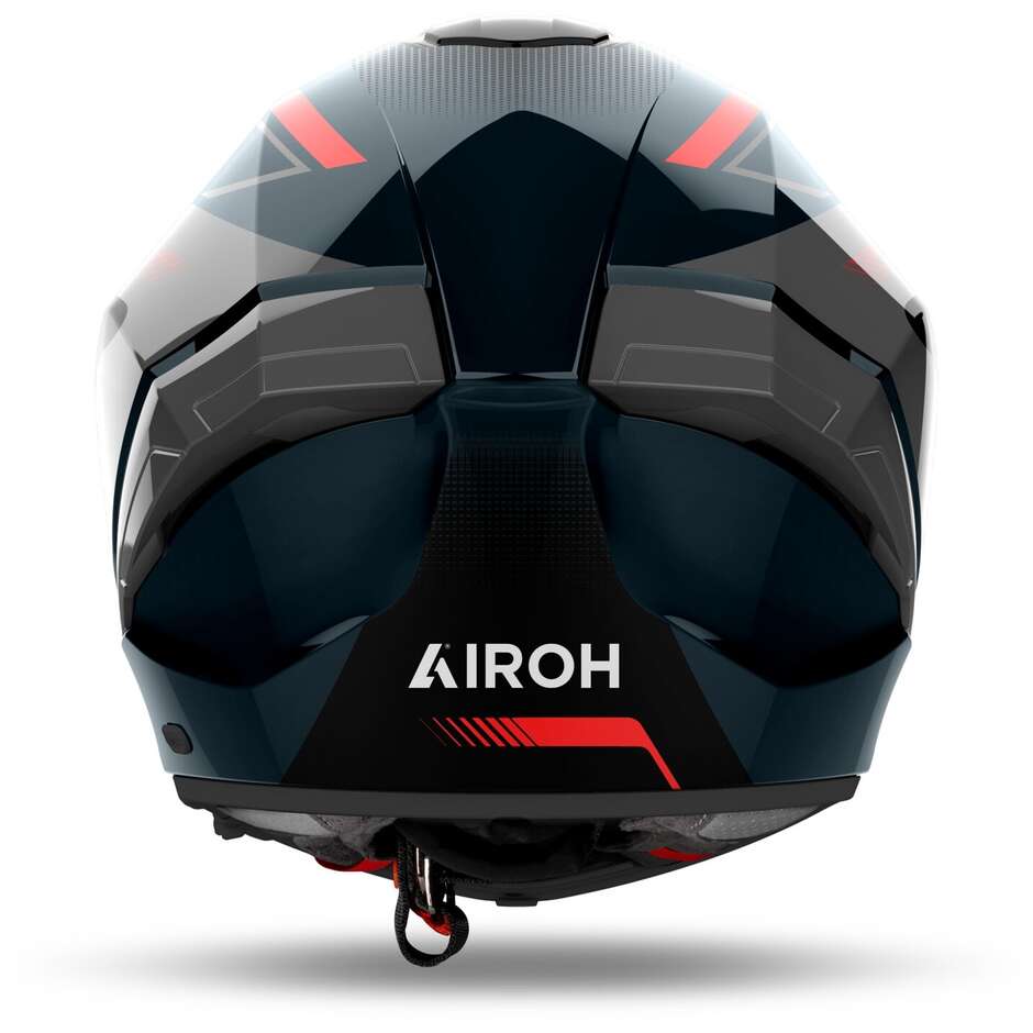 Airoh MATRYX WIDE Integral-Motorradhelm, glänzendes Rot