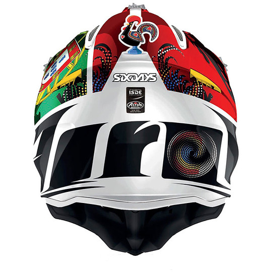 Airoh Moto Cross Enduro Helmet AVIATOR 2.3 AMS Sixs Days 2019 Portugal