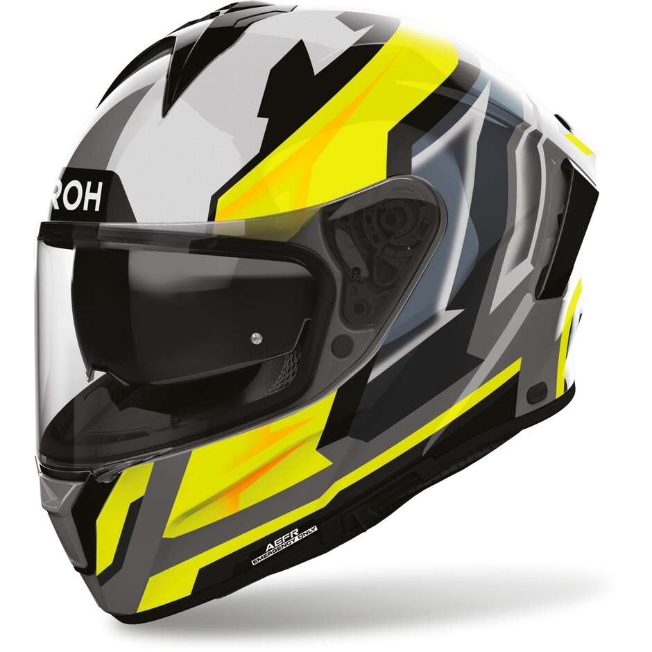 Airoh SPARK 2 BLADE Integralhelm für Motorräder, glänzend gelb