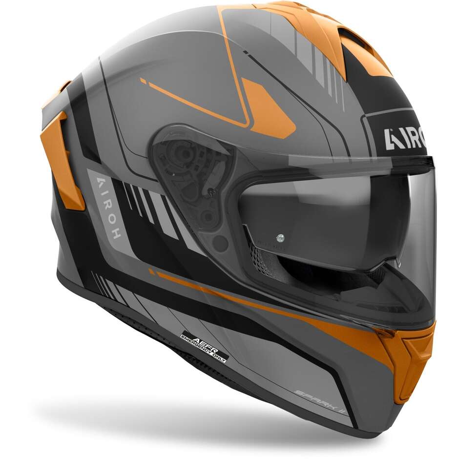 Airoh SPARK 2 CHRONO Full Face Motorcycle Helmet Matt Gold