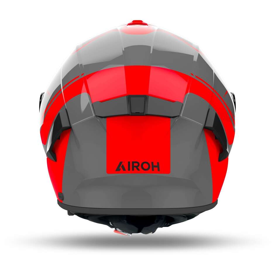 Airoh SPARK 2 CHRONO Integral-Motorradhelm, glänzendes Orange