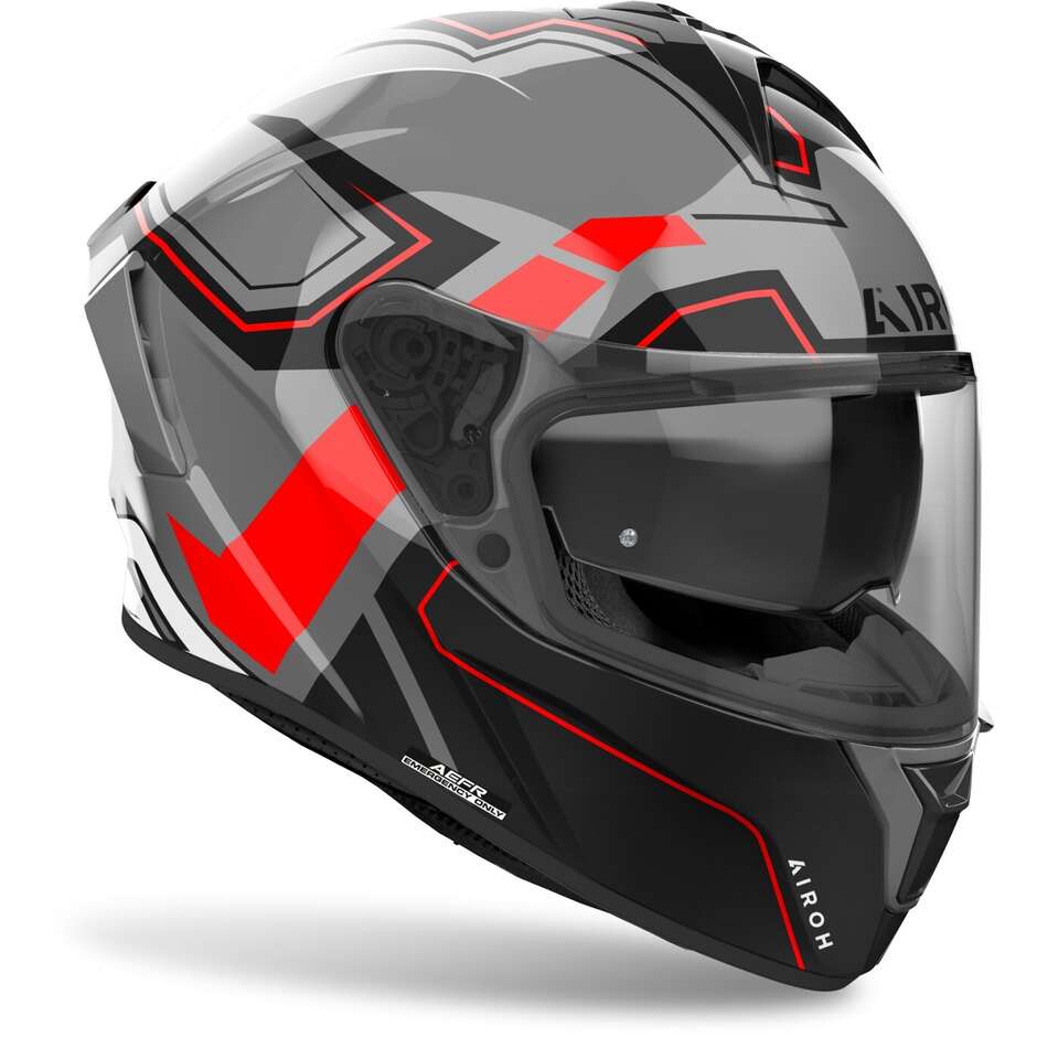 Airoh SPARK 2 DART Integral-Motorradhelm, glänzend rot