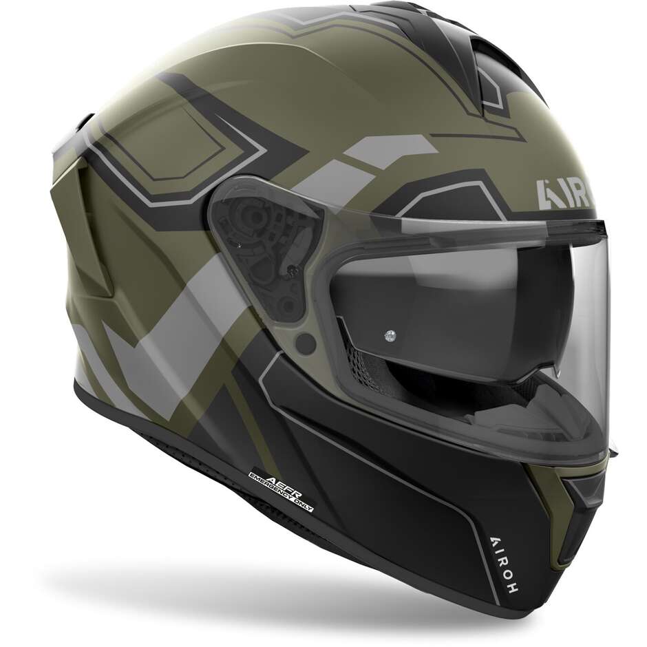 Airoh SPARK 2 DART Integral-Motorradhelm Matt Militärgrün