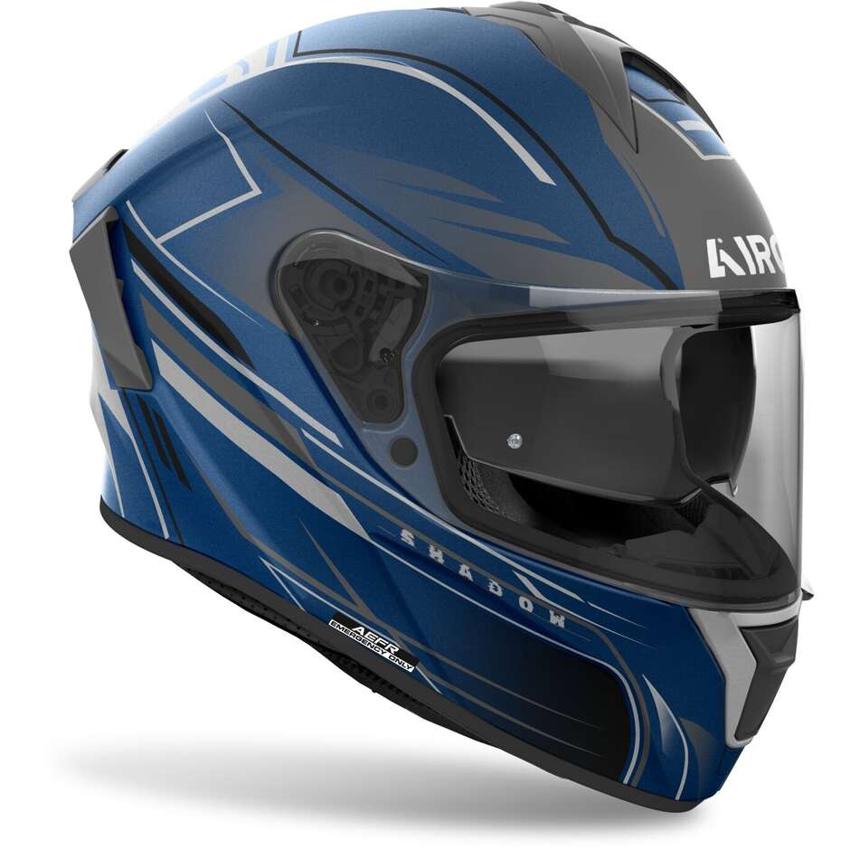 Airoh SPARK 2 SHADOW Integral-Motorradhelm Mattblau