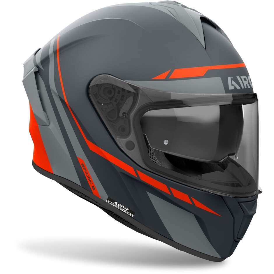Airoh SPARK 2 SPINNER Integral-Motorradhelm Matt Orange
