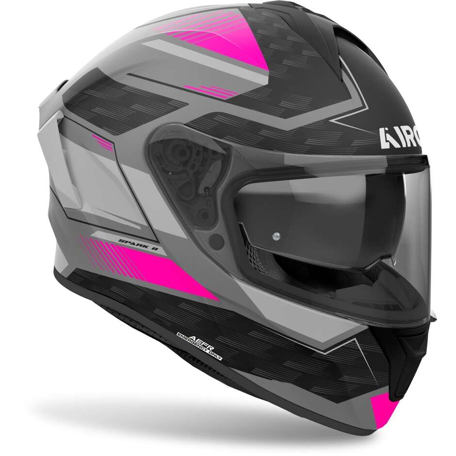 Airoh SPARK 2 ZENITH Matt Pink Full Face Motorcycle Helmet