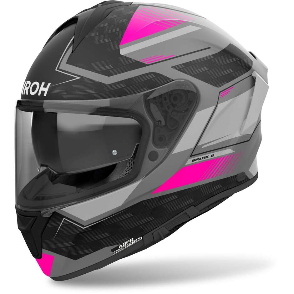 Airoh SPARK 2 ZENITH Matt Pink Full Face Motorcycle Helmet