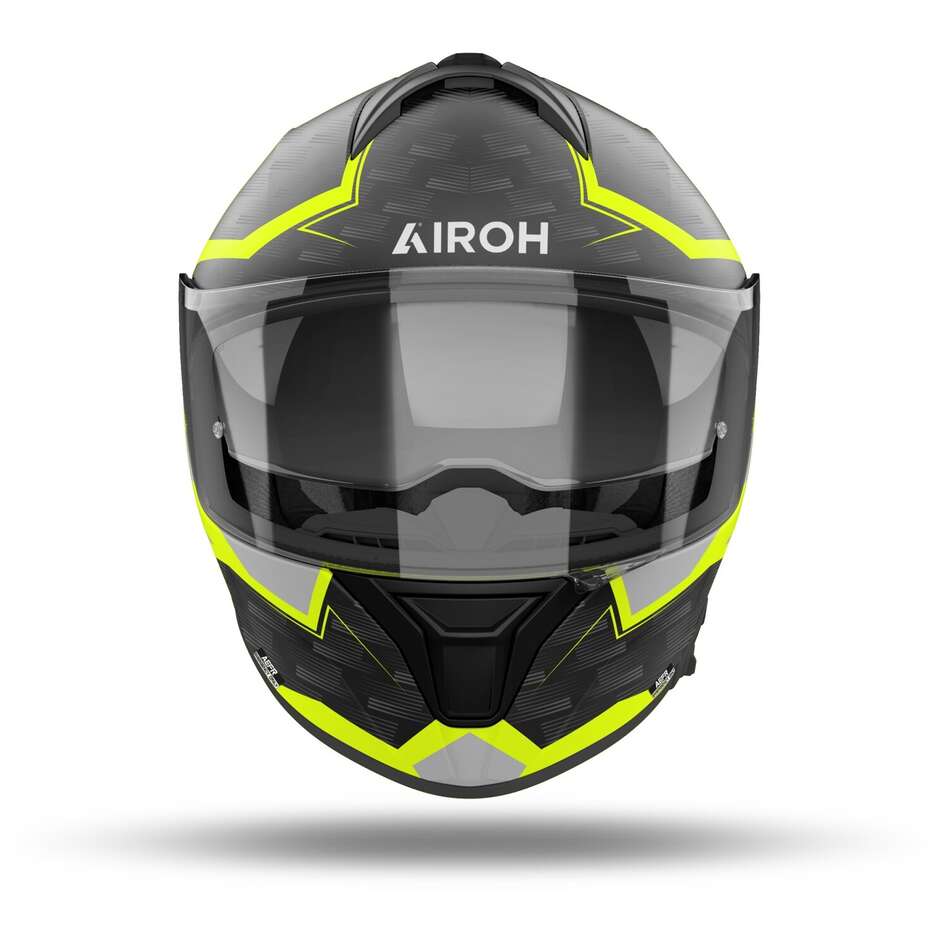 Airoh SPARK 2 ZENITH Mattgelber Integral-Motorradhelm