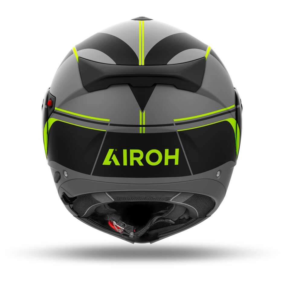 Airoh SPECKTRE LEAF Modular Motorcycle Helmet P/J Matt Yellow