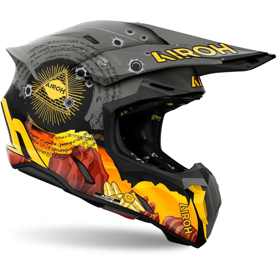 Airoh TWIST 3 ADVENTURE Matt Cross Enduro Motorcycle Helmet