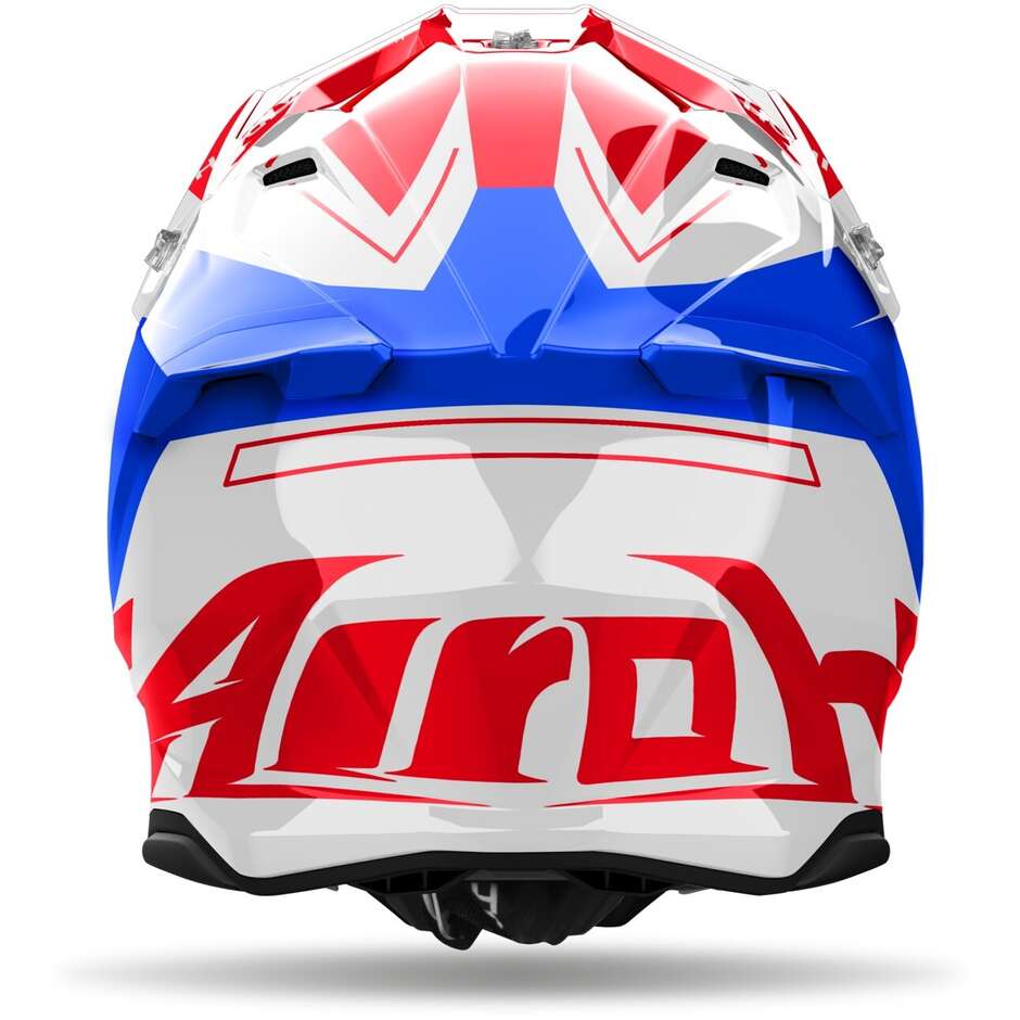 Airoh TWIST 3 DIZZY Cross Enduro Motorcycle Helmet Glossy Blue Red