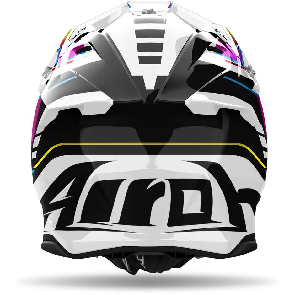 Airoh TWIST 3 RAINBOW Glossy Cross Enduro Motorcycle Helmet