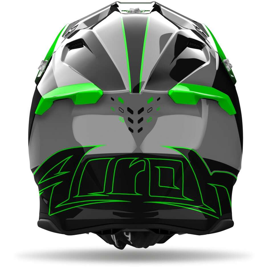 Airoh TWIST 3 SHARD Cross Enduro Motorcycle Helmet Glossy Green