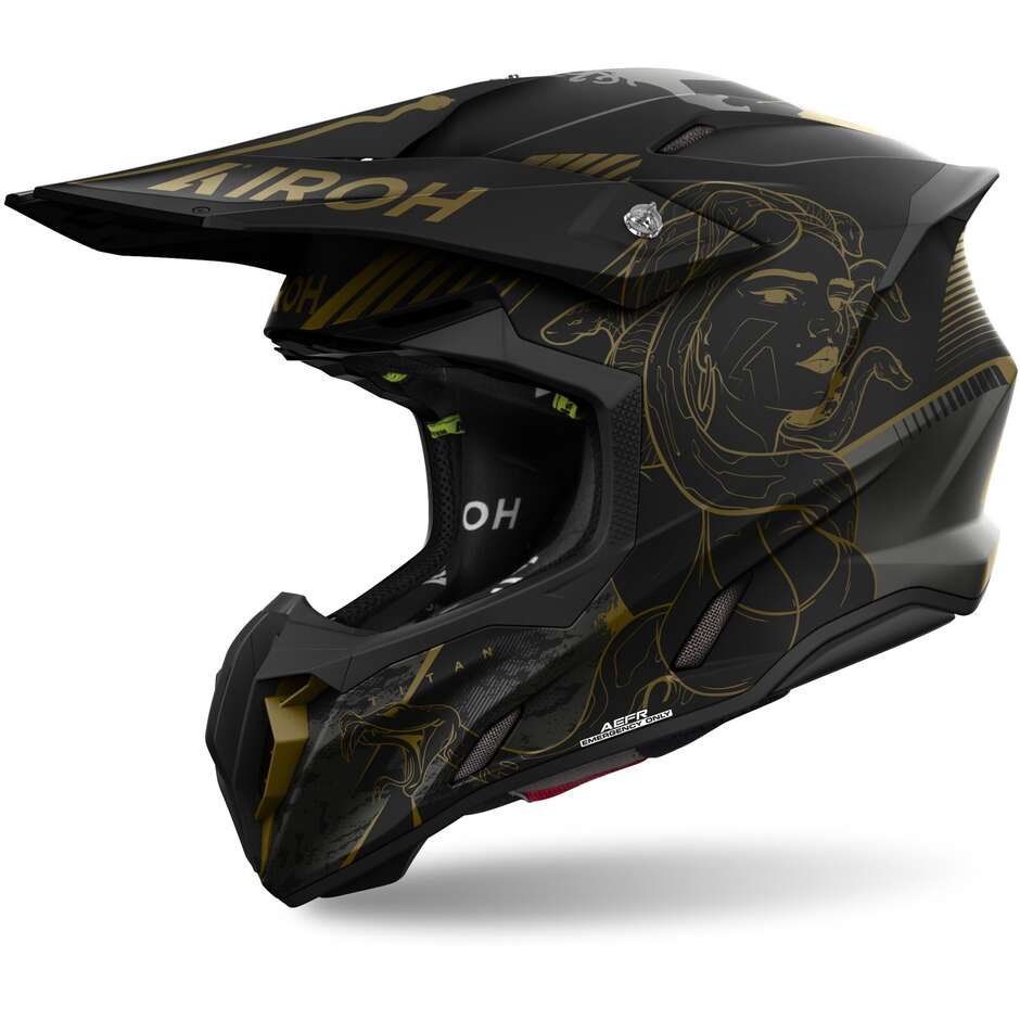 Airoh TWIST 3 TITAN Matt Cross Enduro Motorcycle Helmet