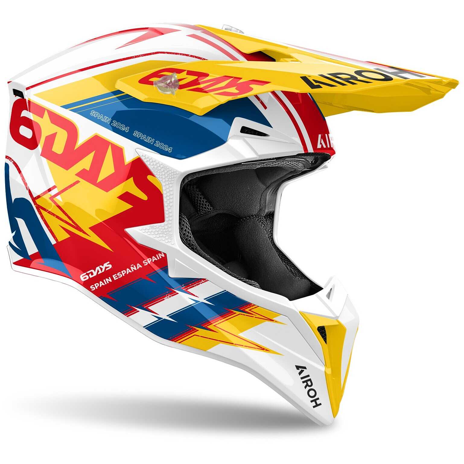 Airoh WRAAAP 6 DAYS Spain 2024 Cross Enduro Motorcycle Helmet For