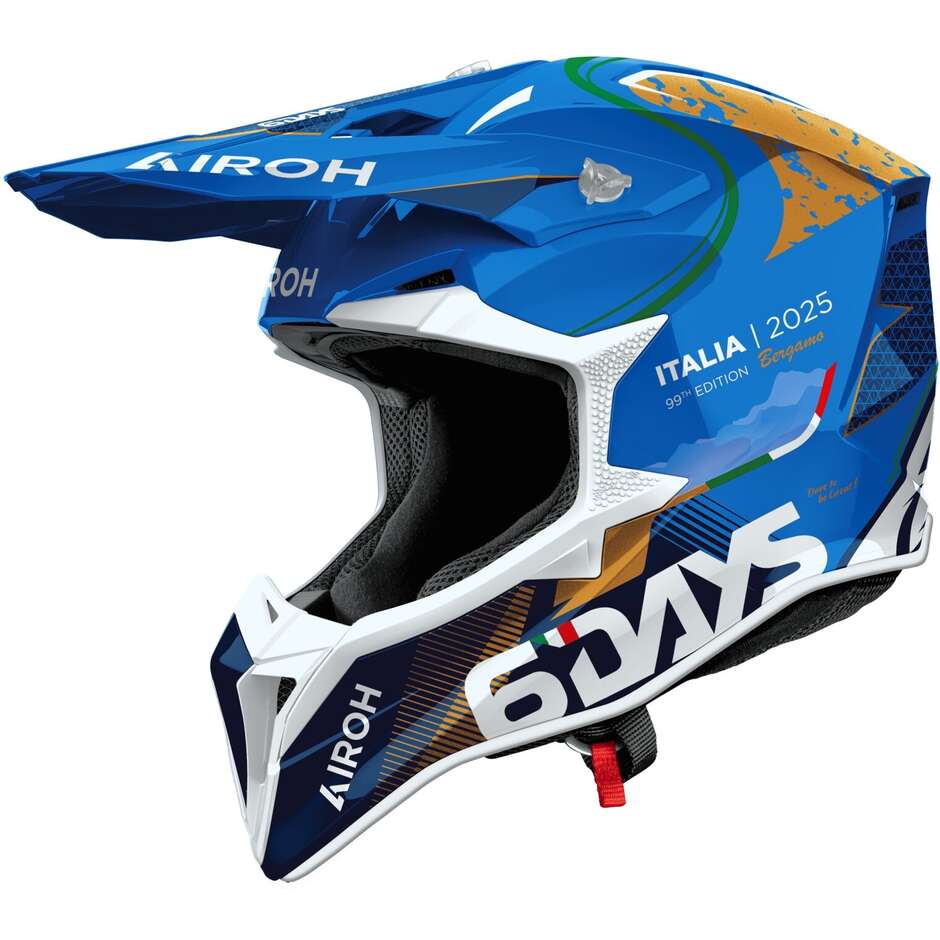 Airoh WRAAAP 6DAYS ITALY 2025 Cross Enduro Motorcycle Helmet