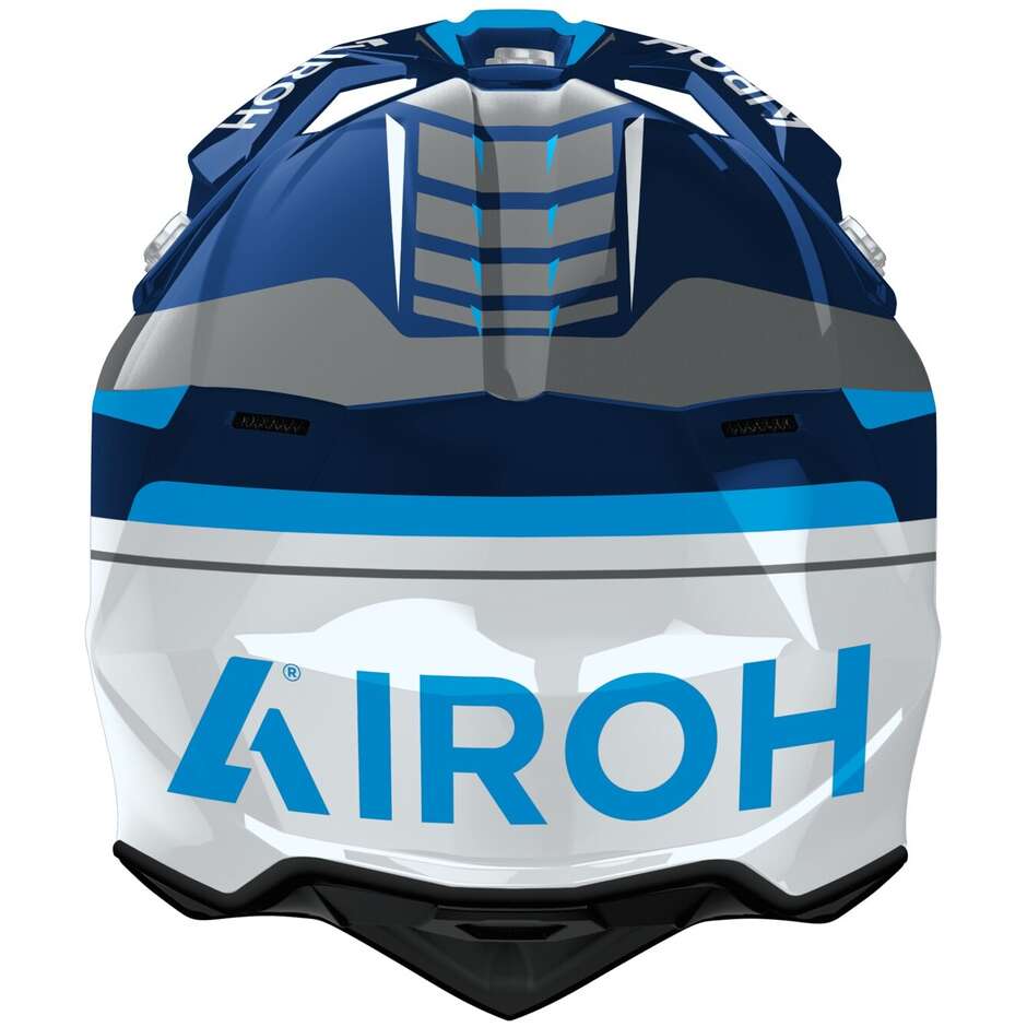 Airoh WRAAAP CONQUER Motocross Enduro Helmet Gloss Blue