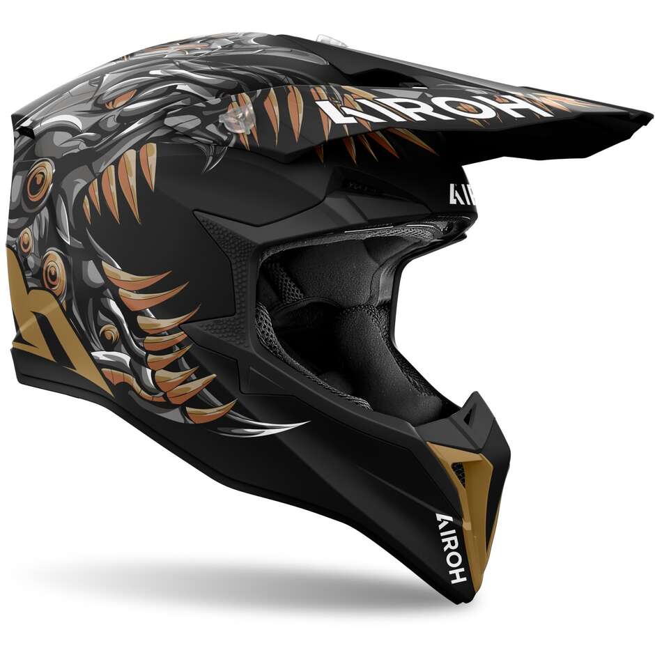 Airoh WRAAAP CYBORG Matt Cross Enduro Motorcycle Helmet