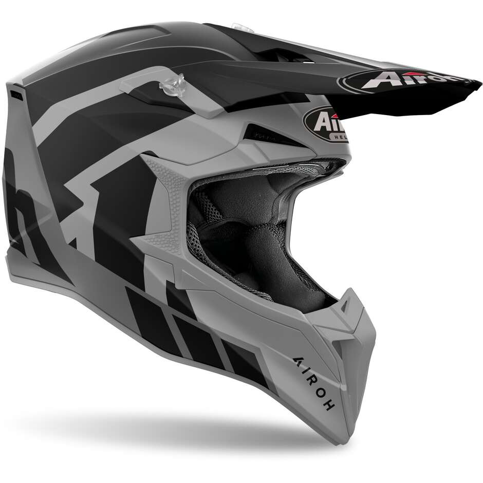 Airoh WRAAAP REALOADED Matt Anthracite Cross Enduro Motorcycle Helmet