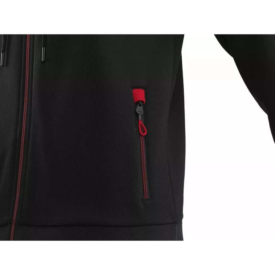 Akrapovic Damen Zip-Up Hoodie 802062 Schwarz S