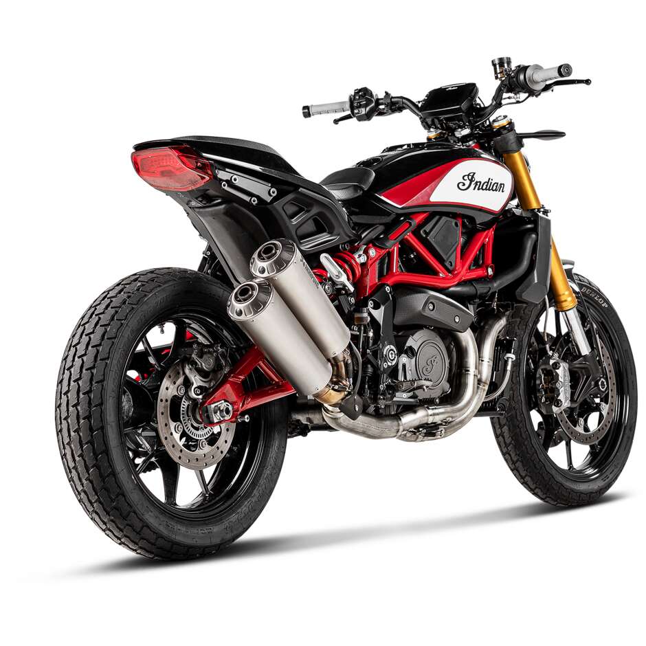 Akrapovic E-IN12E1 Titan-Auspuffkrümmer speziell für INDIAN FTR1200/S (19-20)