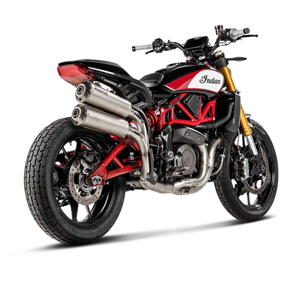 Akrapovic E-IN12E1 Titan-Auspuffkrümmer speziell für INDIAN FTR1200/S (19-20)