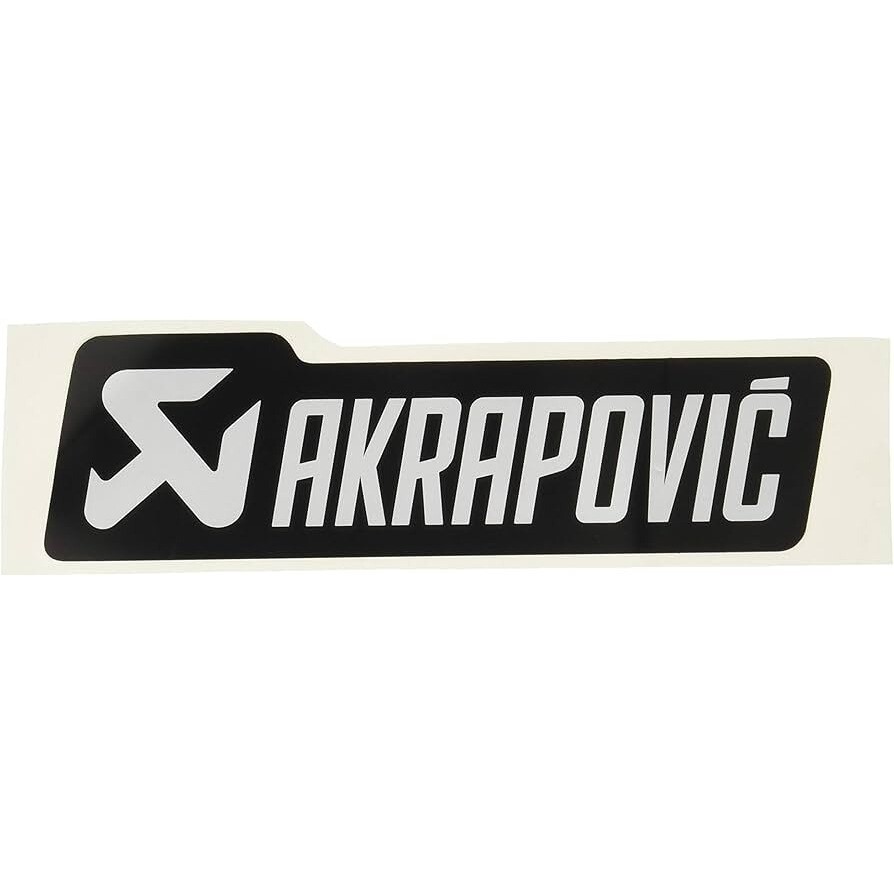 Akrapovic P-HST19AL Aufkleber 120mm